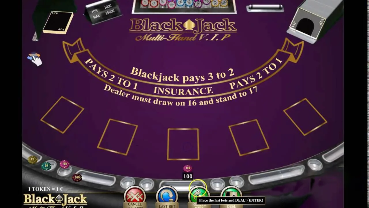 Blackjack Multihand VIP Blackjack Multihand VIP
