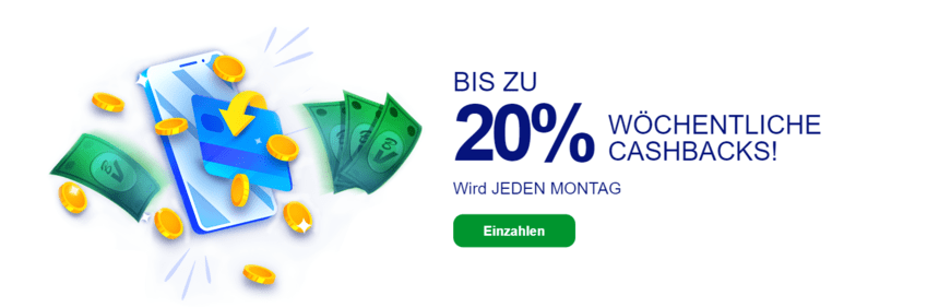 Cashback Cashback in Bluvegas Casino Online