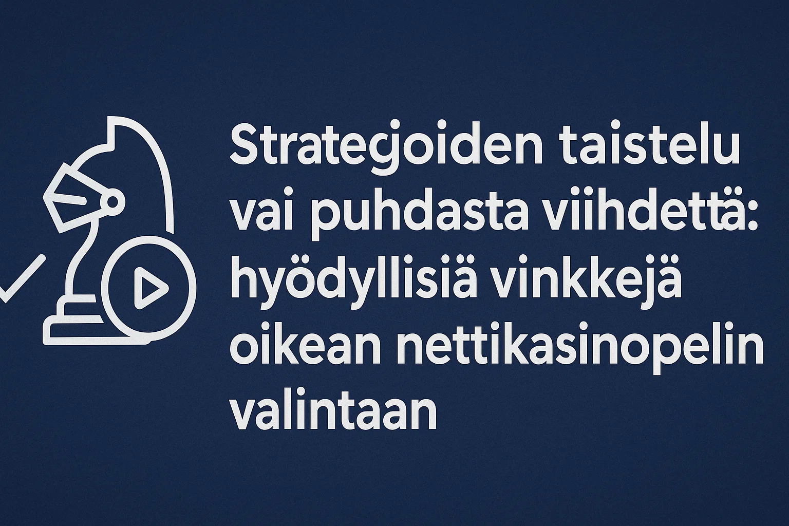 Strategioiden taistelu vai puhdasta viihdettä: hyödyllisiä vinkkejä oikean nettikasinopelin valintaan