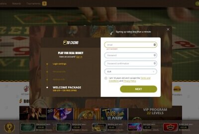 Bob Casino Signup