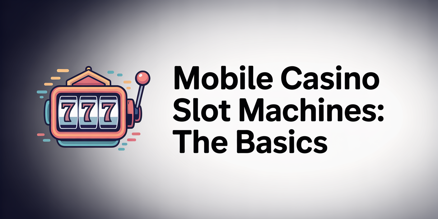 Mobile Casino Slot Machines: The Basics